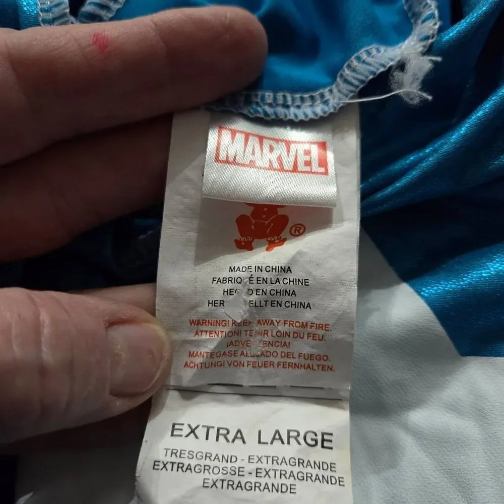 Marvel Comic Captain America Dress Halloween Costume XL youth